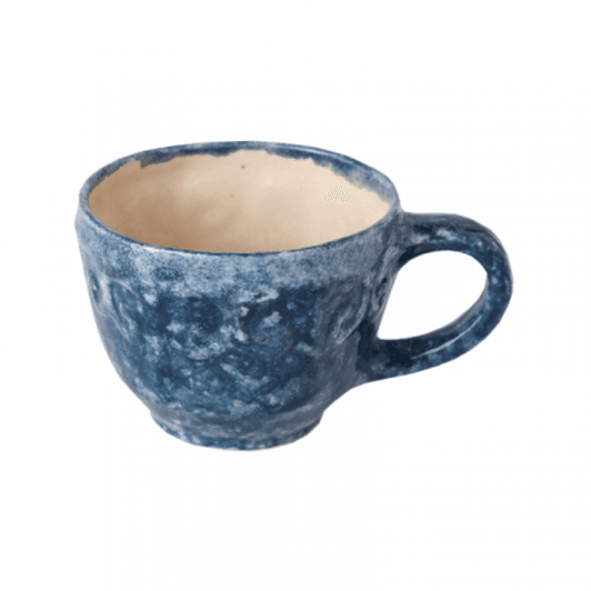 Selfmade cup from clay