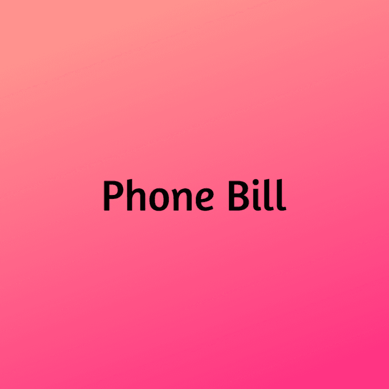 Phone Bill