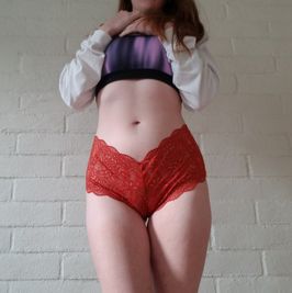 Orange Lace Cheekies