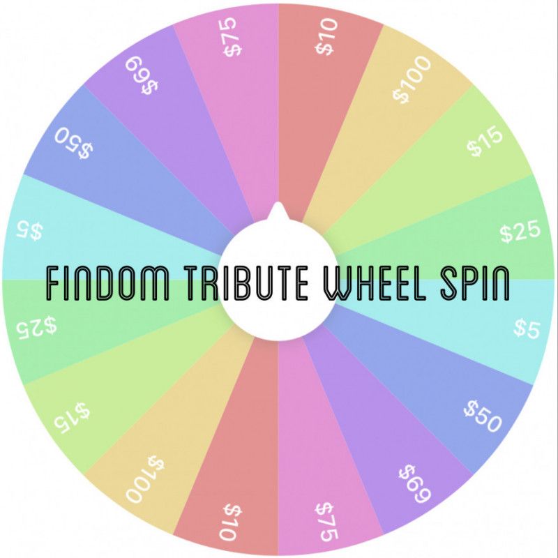 Findom Tribute Wheel Spin