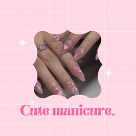 Cute manicure