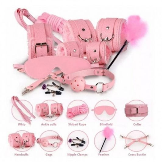 bdsm set in pink