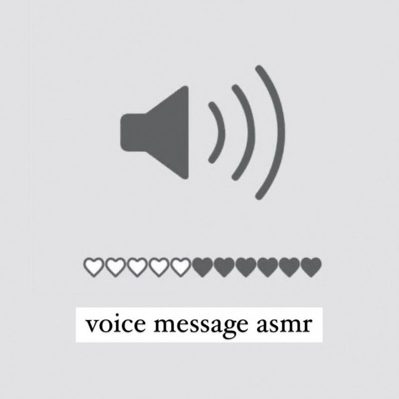 asmr voice message for u