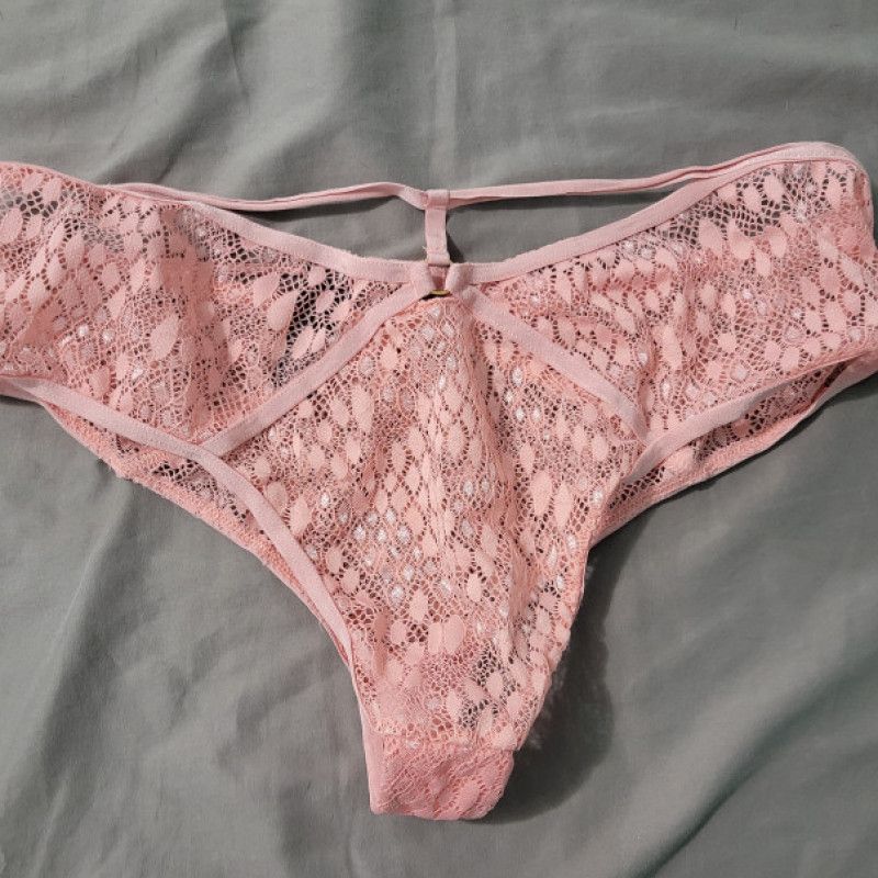 Pink Ass Strap Panties Victoria secret