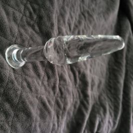 Used Glass Butt Plug