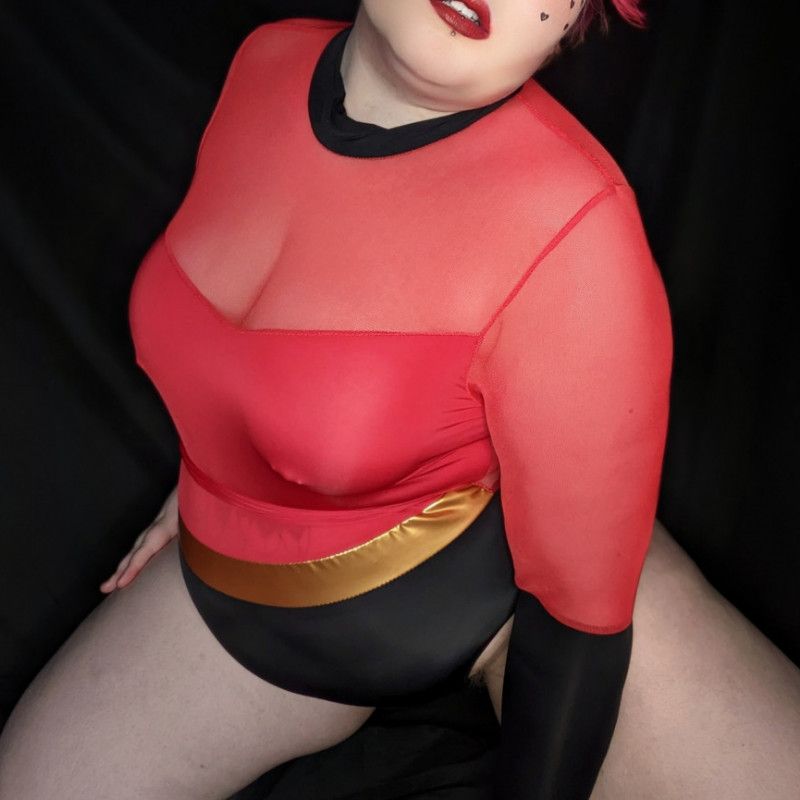 Red MILF Superhero Costume