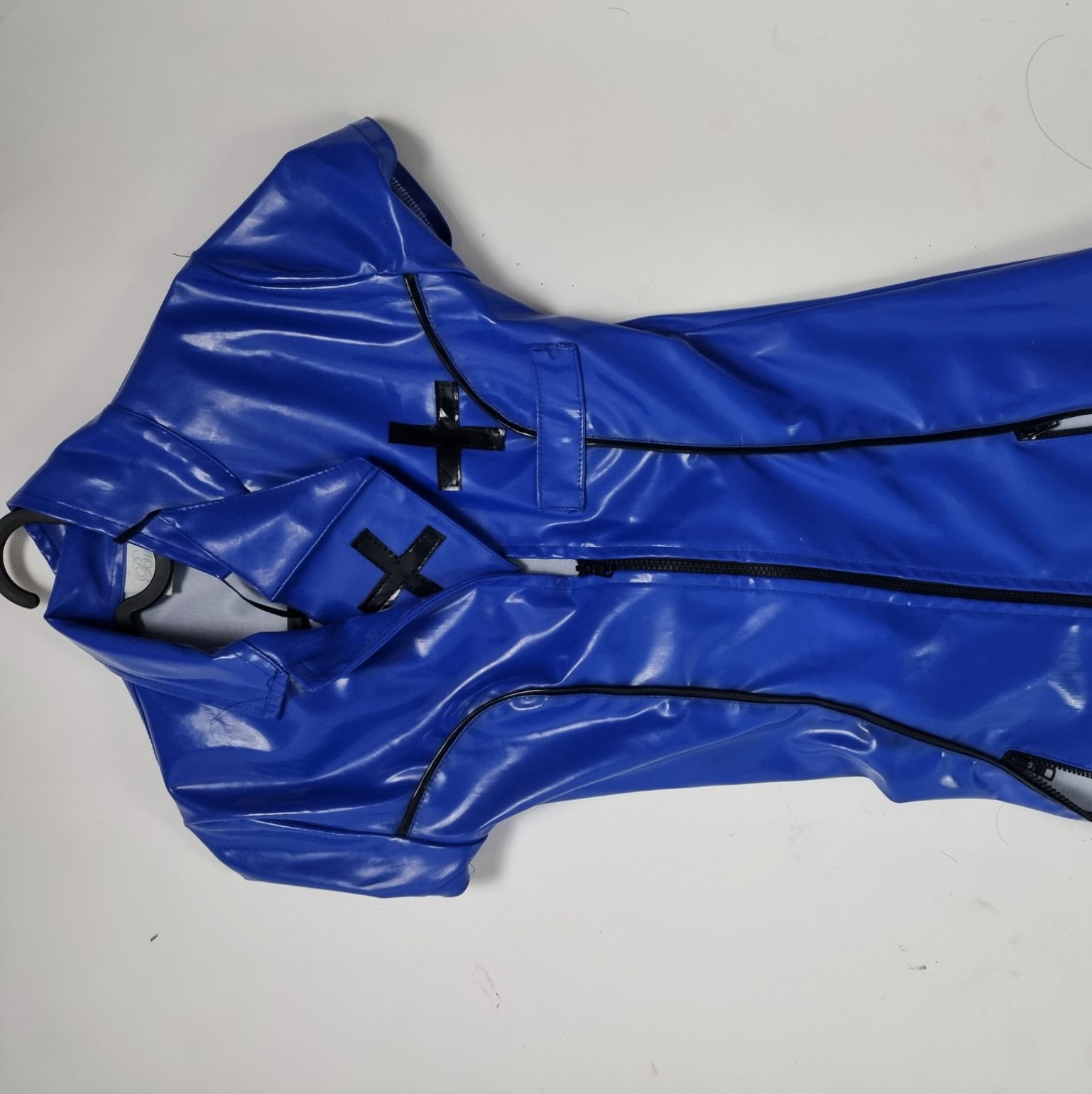 blue PVC Nurse Uniform