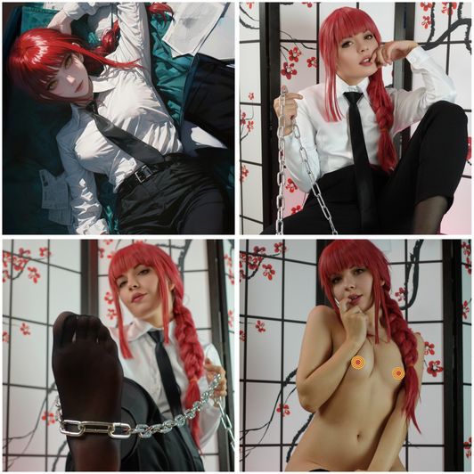 Cosplay Makima Chainsawman photo pack