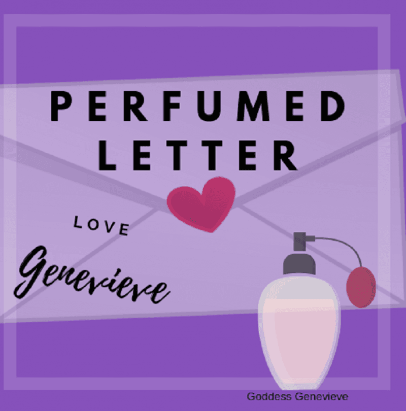 Perfume hand written letter