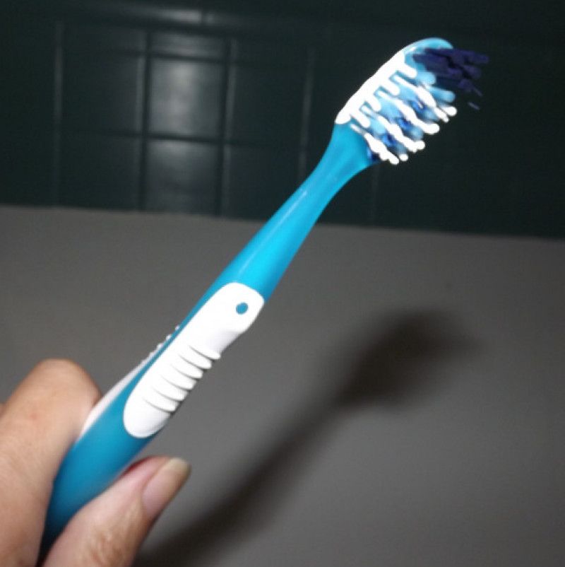 my used toothbrush