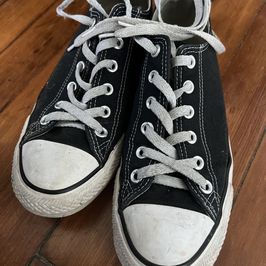 Well worn low top converse