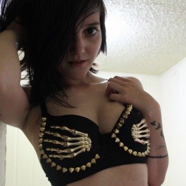 Skull Bra Strip