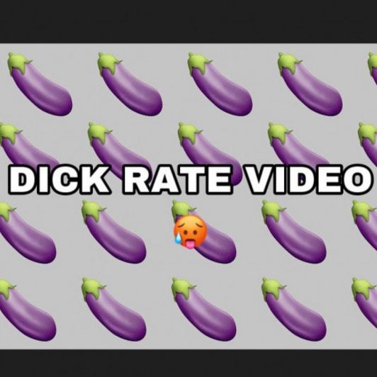 Dick Rate Video