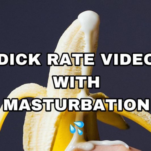Dick Rate with masturbation