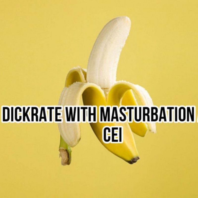 Dick Rate masturbation and CEI