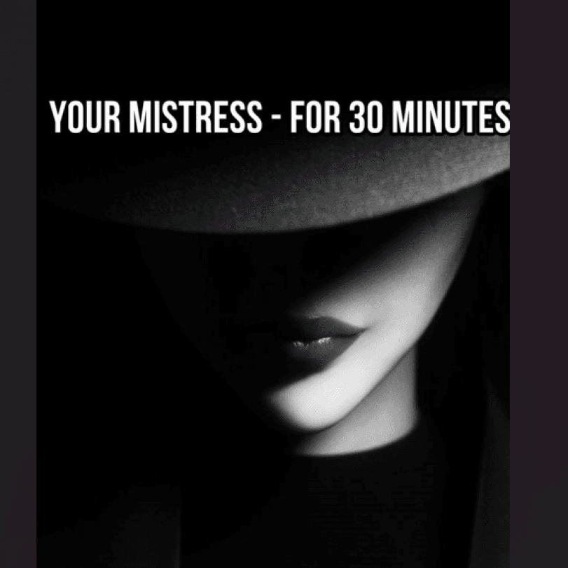 I will be your mistress