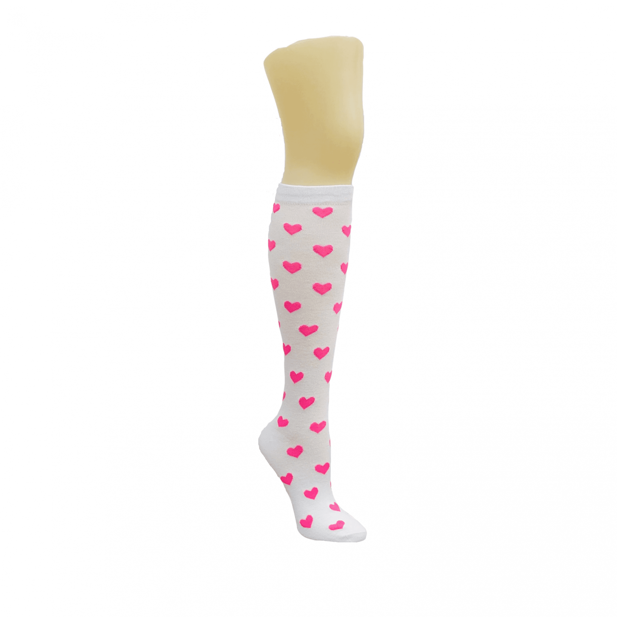 Heart pattern socks