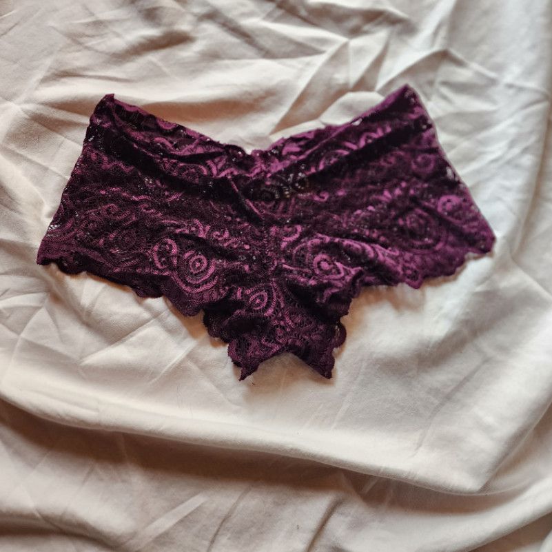 Purple Boy Shorts Panties