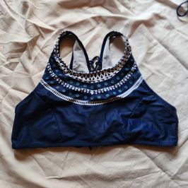 Blue Bathing Suit Top and Bottom