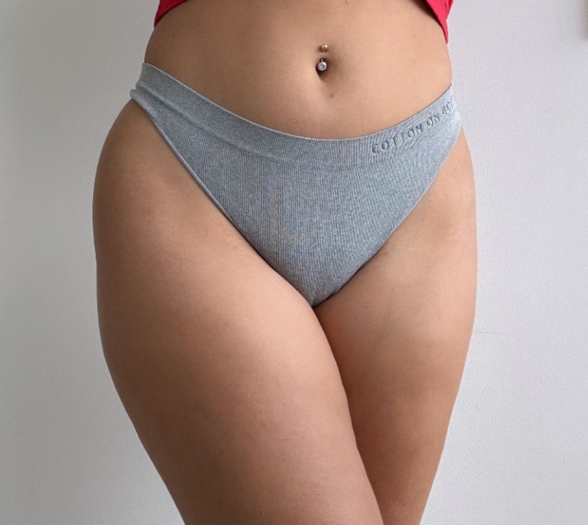 Grey Cotton G String