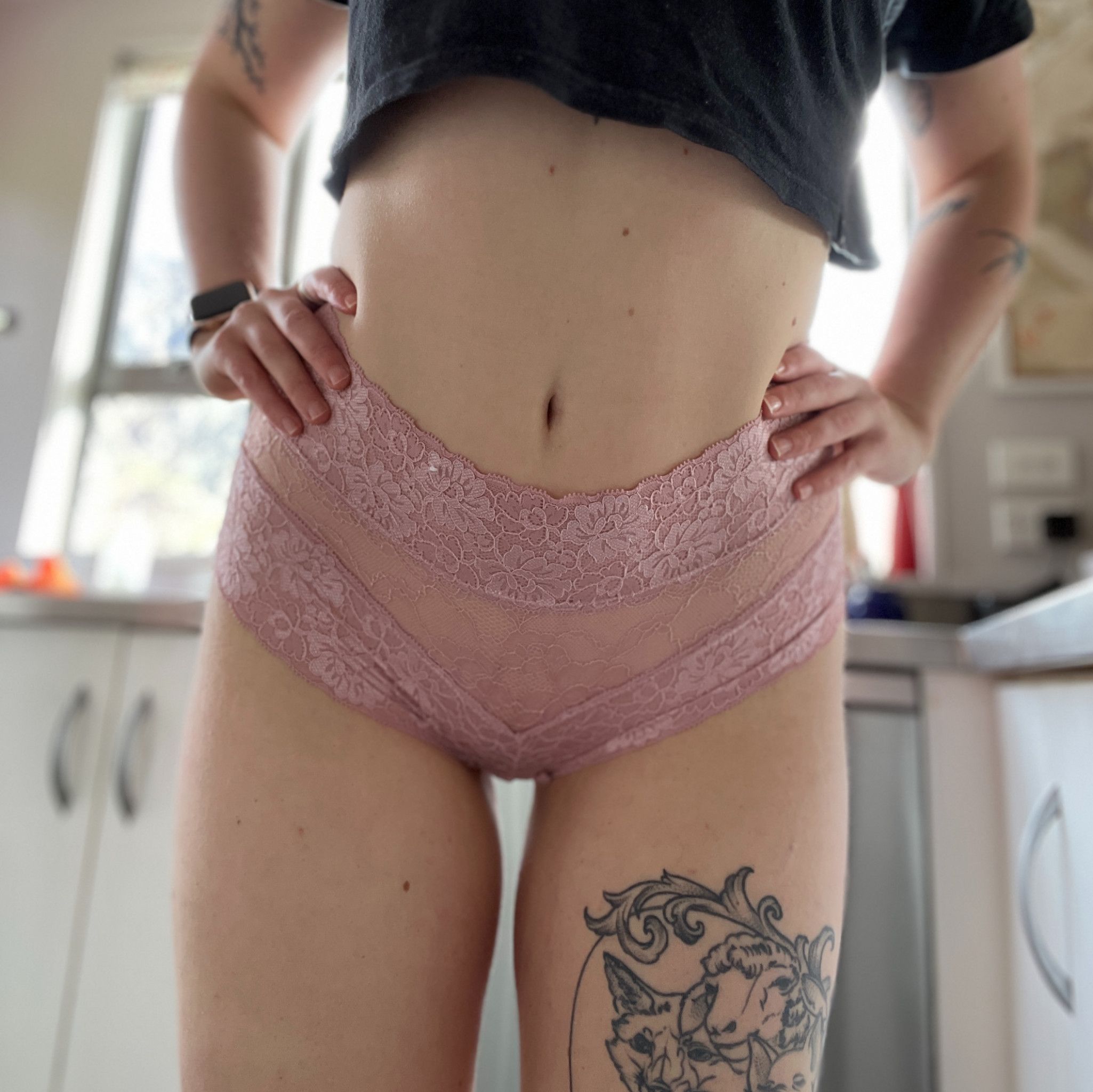 Pastel Pink Full Lace Panties