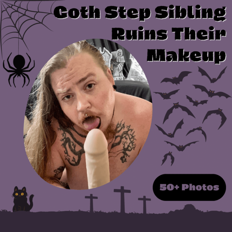 Big Titty Goth Step Sibling Ruins Makeup