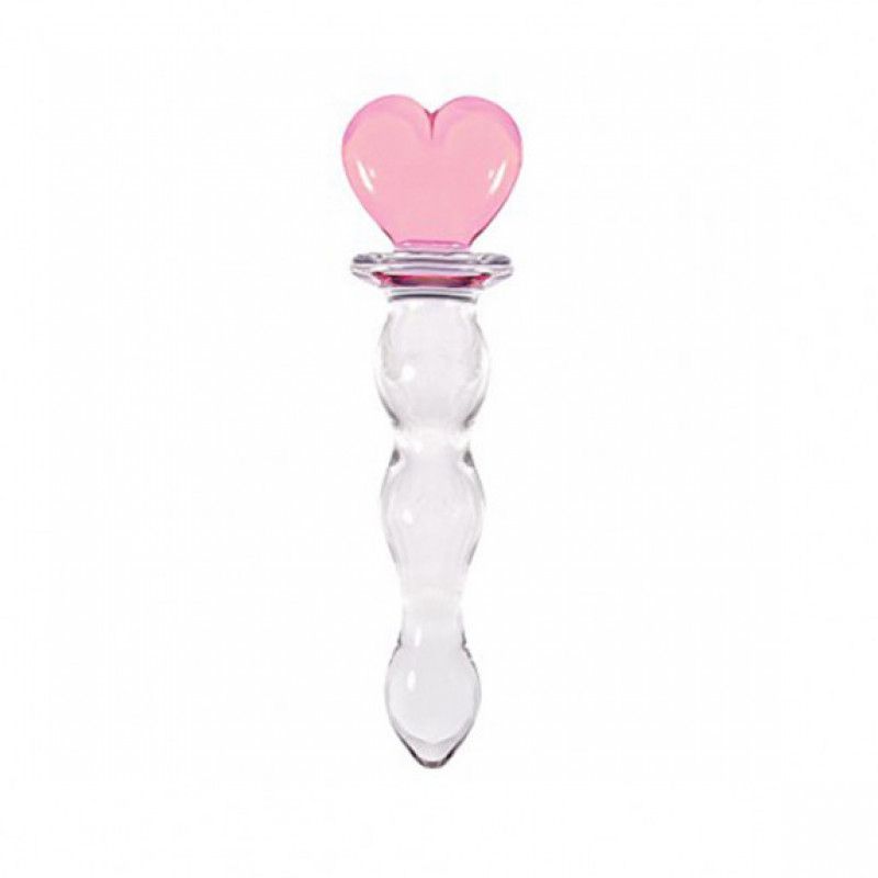 CRYSTAL HEART OF GLASS DILDO