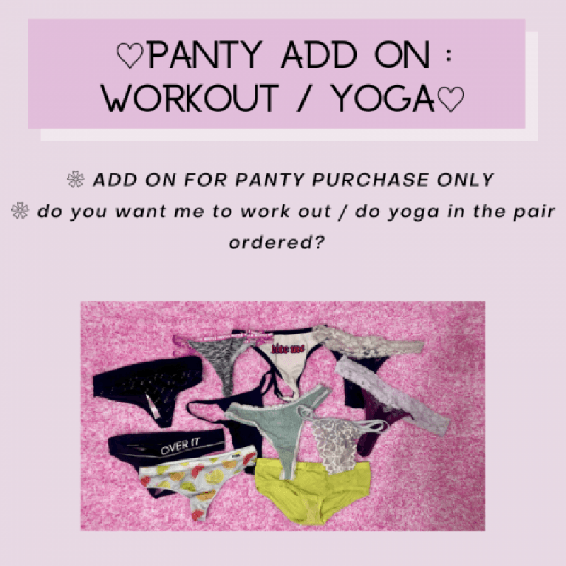 Panty Add On: Workout OR Yoga