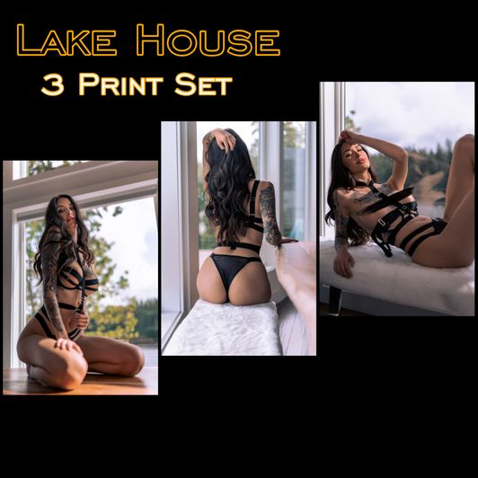 Lake House 3 Print Set
