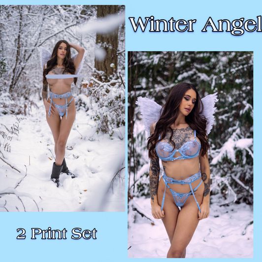 Winter Angel 2 Print Set