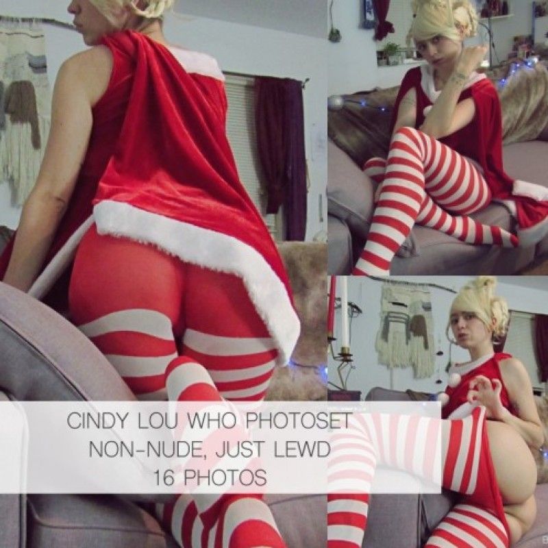 Cindy Lou Who Lewd Christmas Cosplay Pho