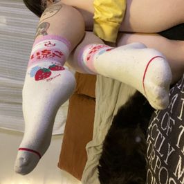 Kawaii Strawberry Socks