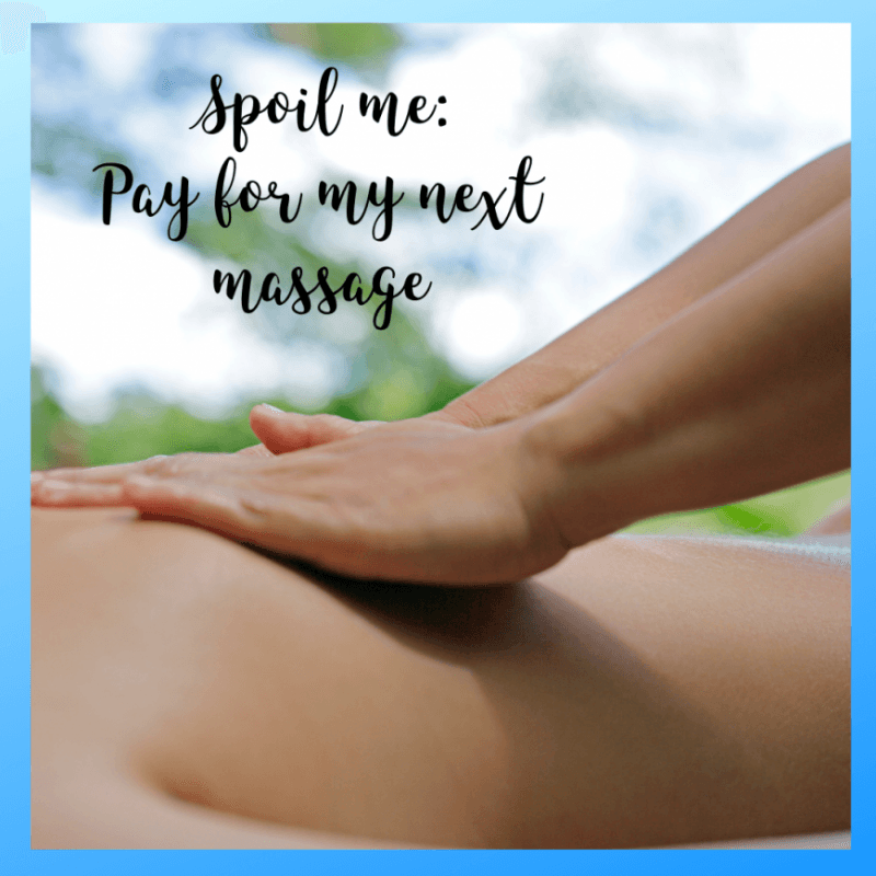 Pay for my next massage