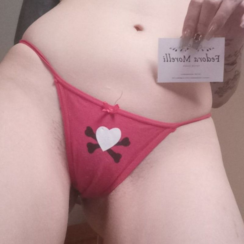 Punky pink thong