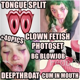 Clown Blowjob PHOTOSET