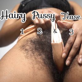 Hairy Pussy Tease 1 2 3 Vid Bundle