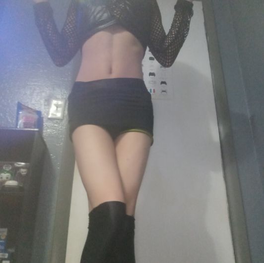 PHOTO SET of me in my stripper outfit xD