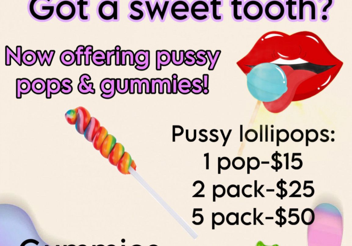 Pussy pops set of 5