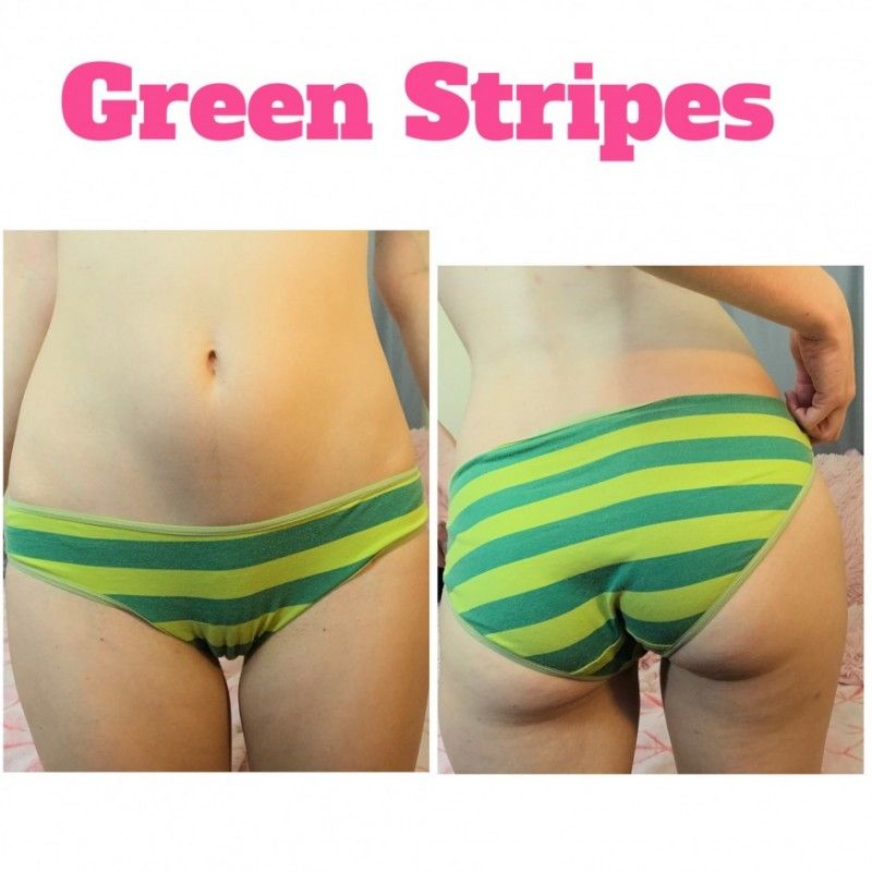 Green Stripes Panties