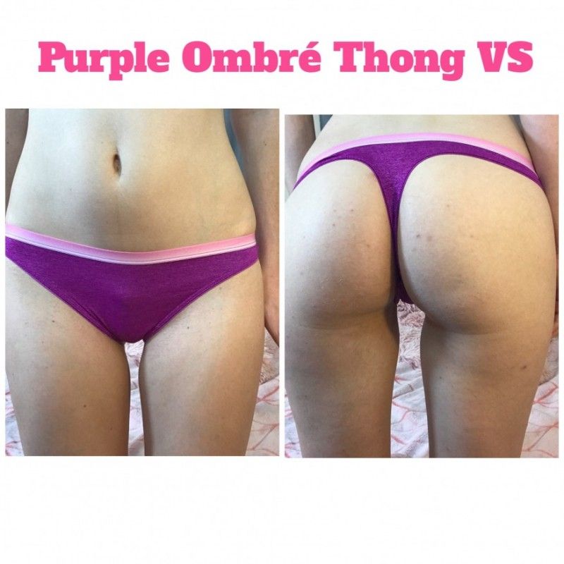 Purple Ombre Victoria Secret Thong