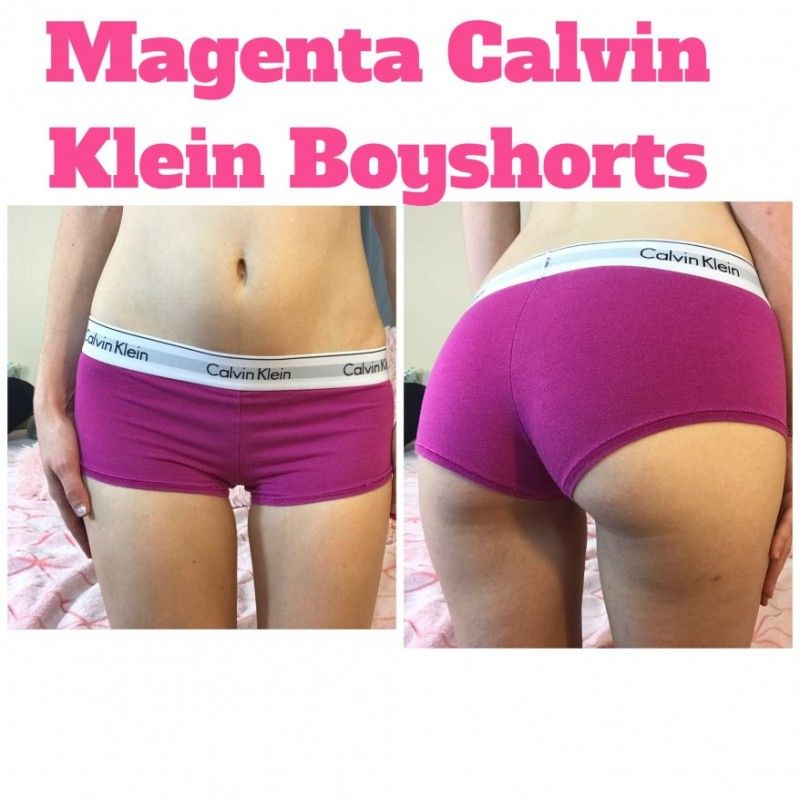 Magenta Calvin Klein Boyshorts Panties