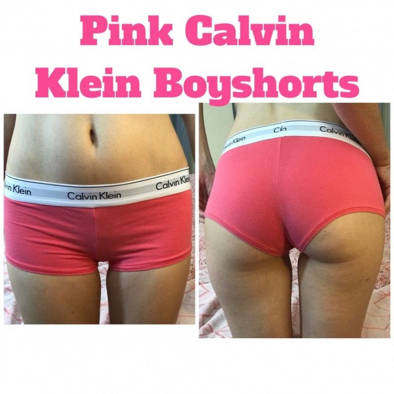 Pink Calvin Klein Boyshorts