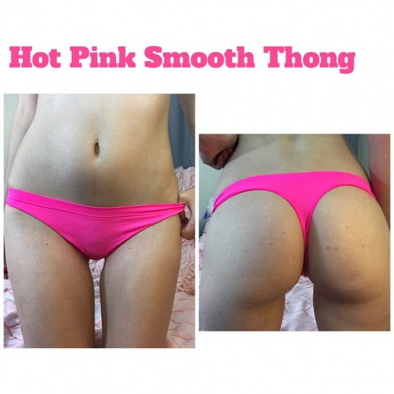 Hot Pink Smooth Thong