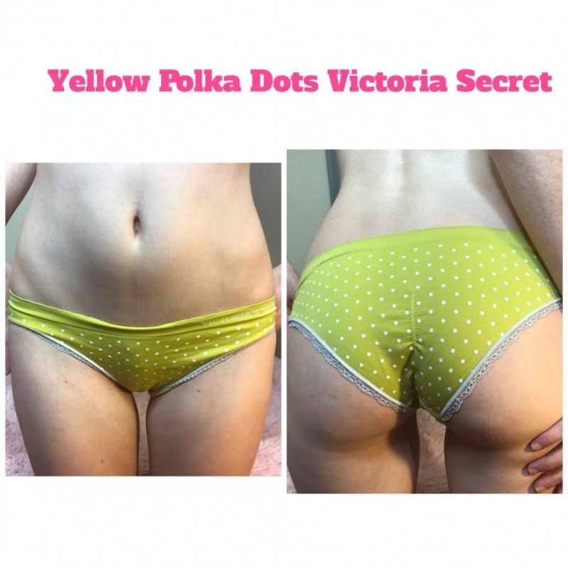 Yellow PolkaDots Victoria Secret Panties