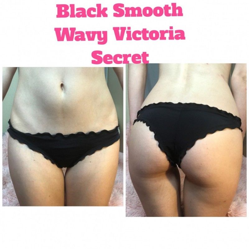 Black  Wavy Victoria Secret Panties