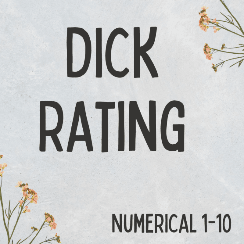 Dick rating