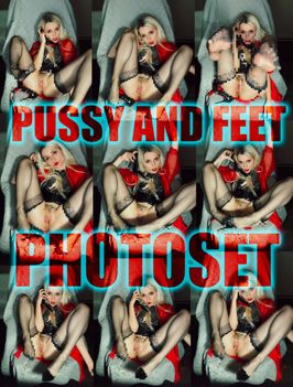 Sexy photoset for my feet and pussy lovers!