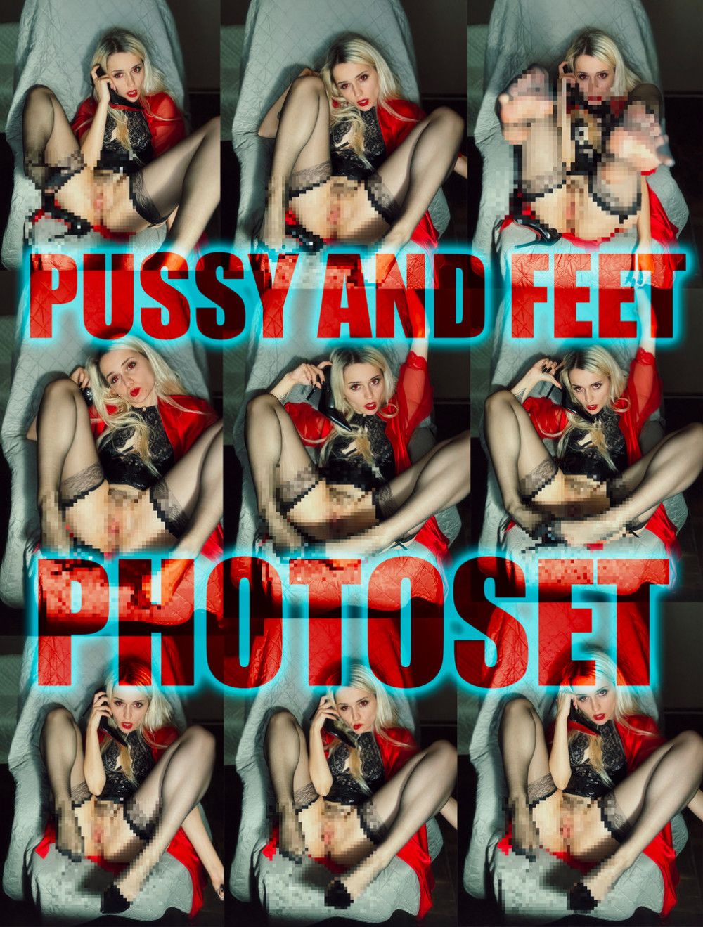 Sexy photoset for my feet and pussy lovers!