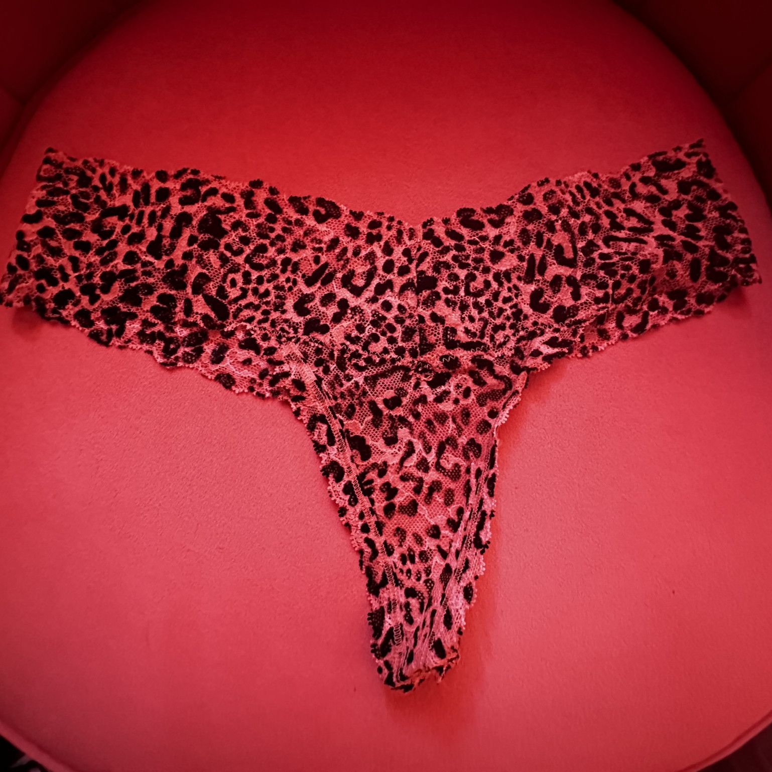 Leopard Thong