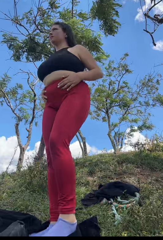 Leggins red